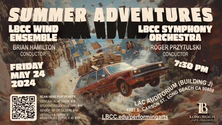 Summer Adventures Concert Flyer