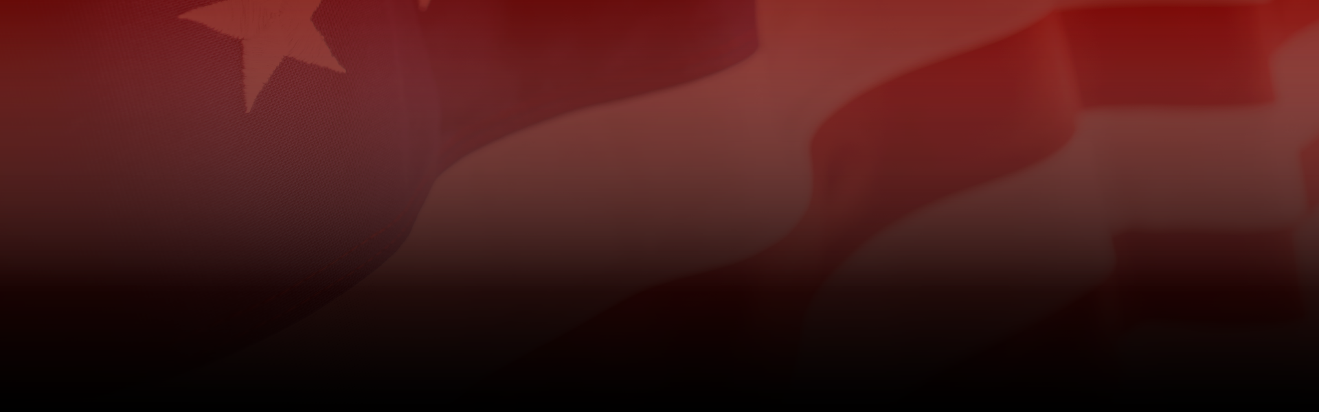 American Flag in the background