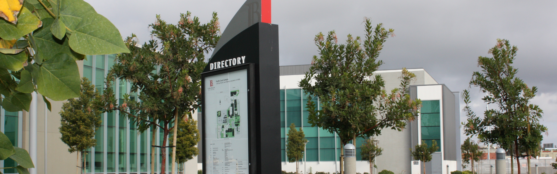 A directory kiosk on the PCC campus.