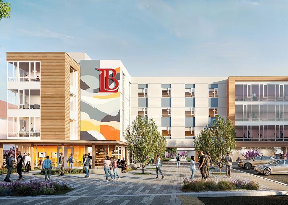 LAC Housing - Exterior West Elevation