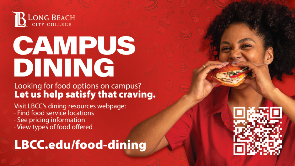 food option on campus flyer