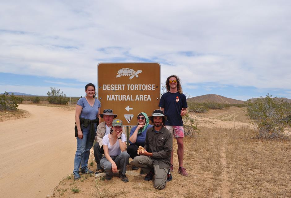 LBCC Biology Students visiting Desert Tortoise Natural Area