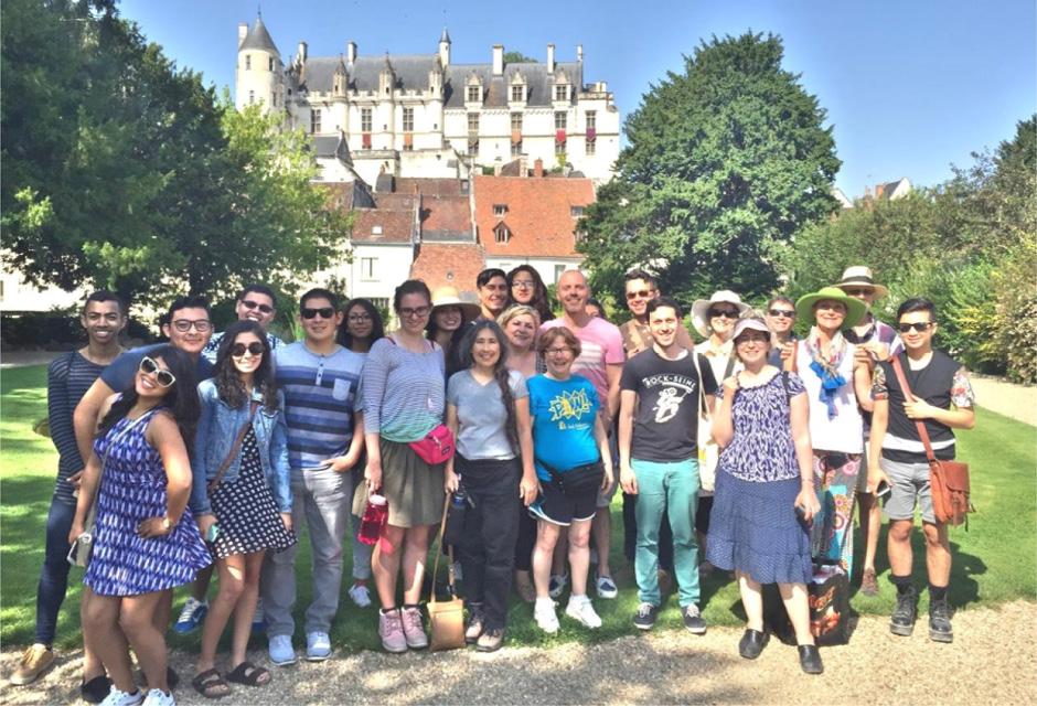 LBCC Study Abroad Students in Loches City