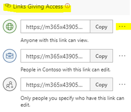 Links Giving Access