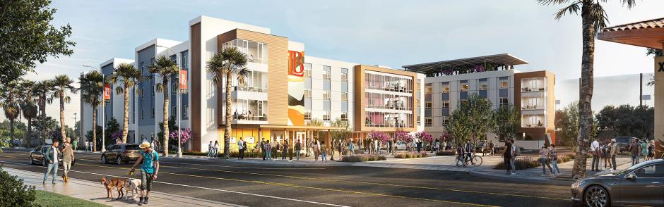 LAC Housing - Exterior Northwest Elevation