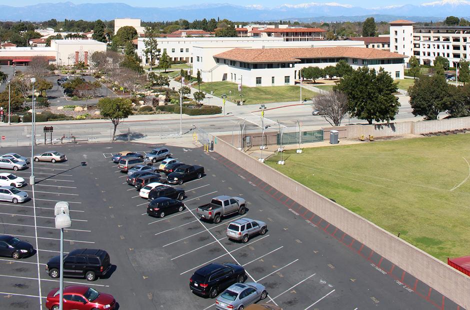 Lot M Parking at LBCC LAC Campus