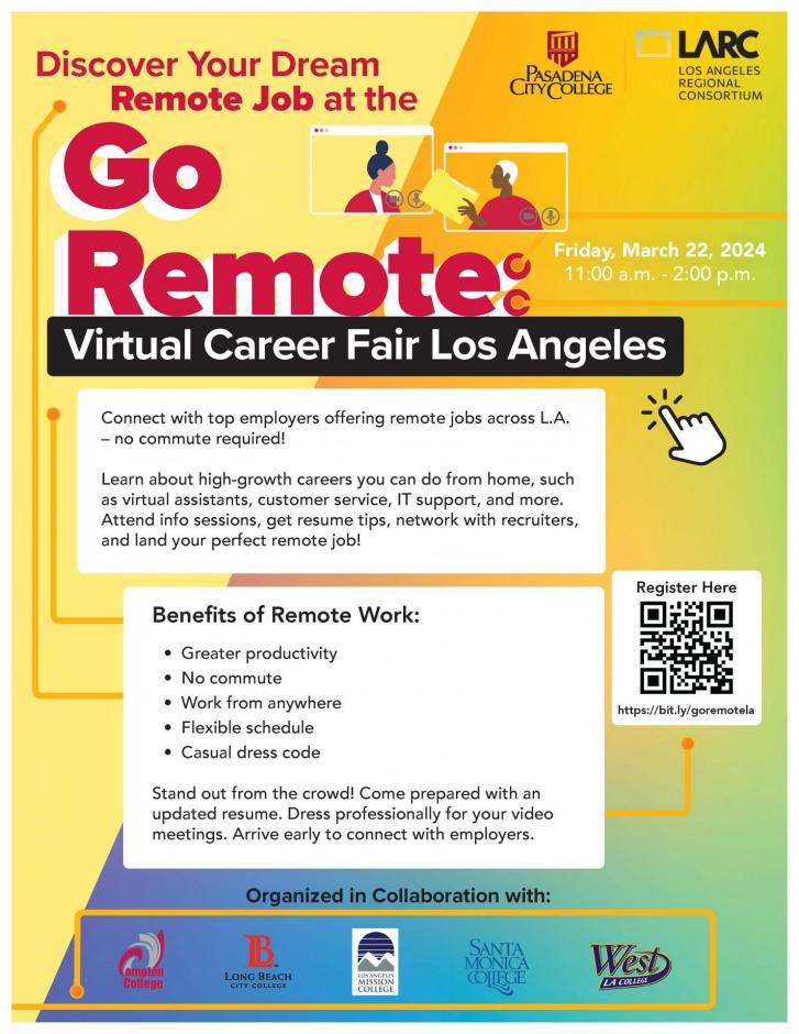 Go Remote: Virtual Career Fair LA