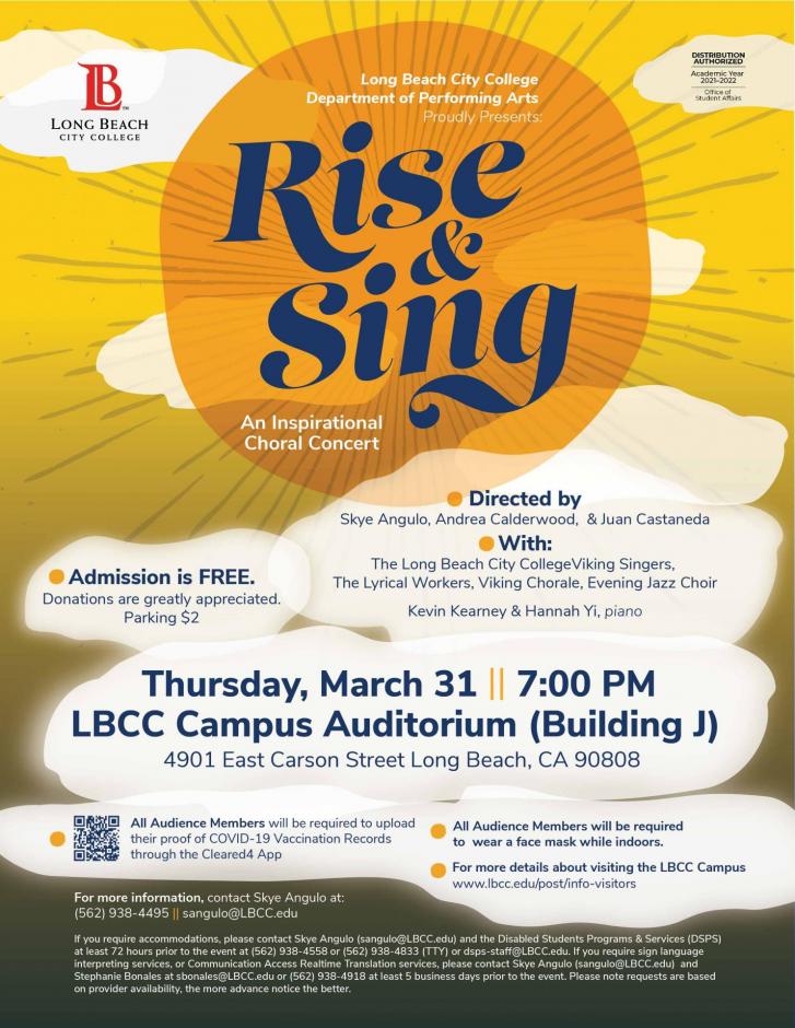 Rise & Sing Long Beach City College