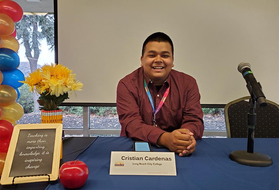 LBCC students attended a TEACH LA Regional Collaborative free conference to learn about teaching pathways and current issues in Education.  Our Education student and Club leader Cristian was a featured panelist.