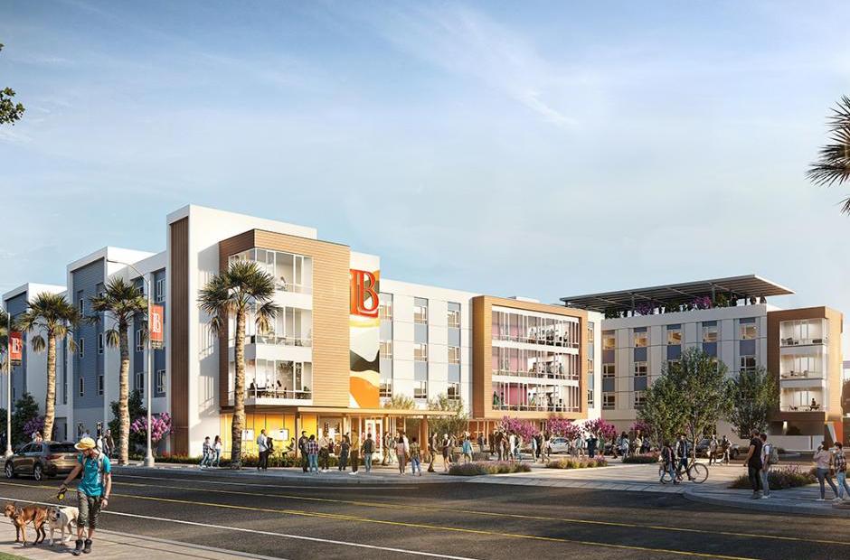 LAC Housing - Exterior Northwest Elevation