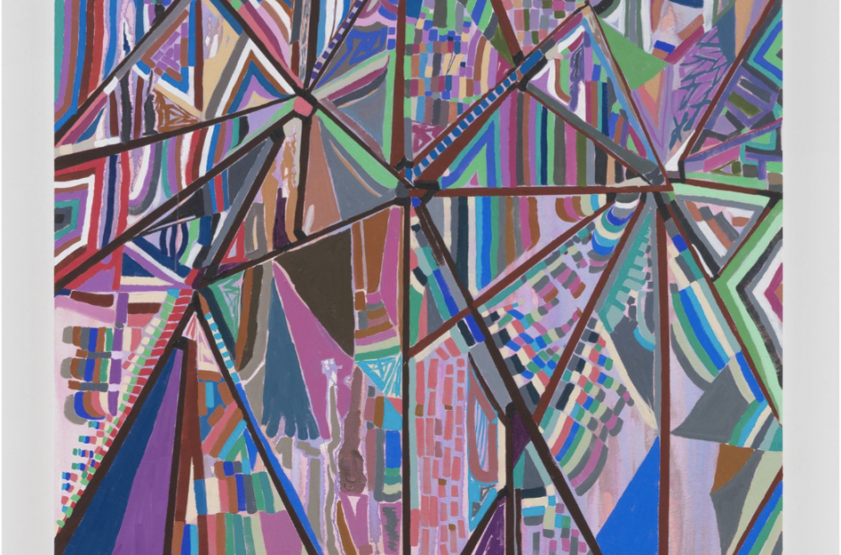 Painting with multiple colors of intersecting lines