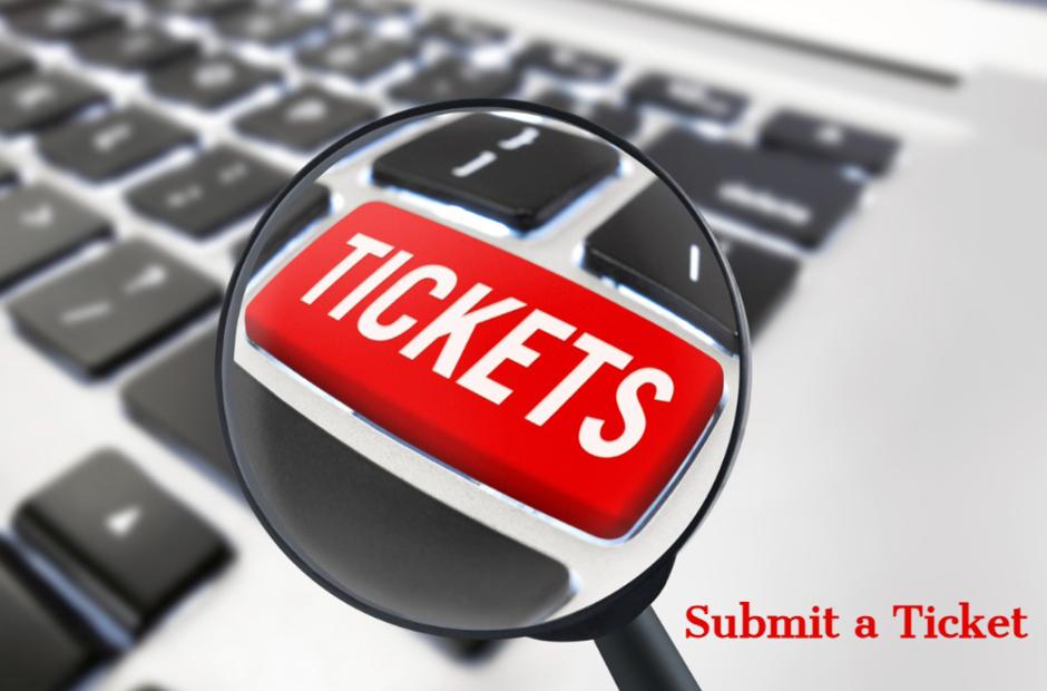 Use your computer to submit an LBCC Information Technology System Ticket for IT support