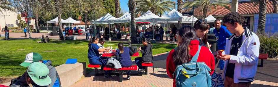 LBCC 2023 first week of Spring campus photo