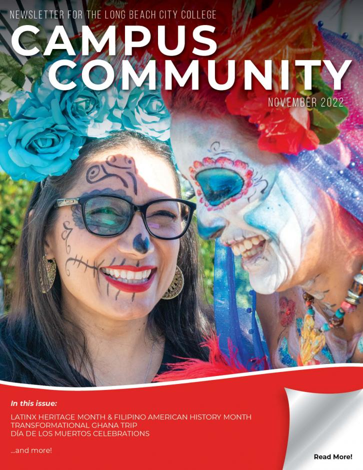 LBCC Campus Community Newsletter Cover for November 2022 Issue