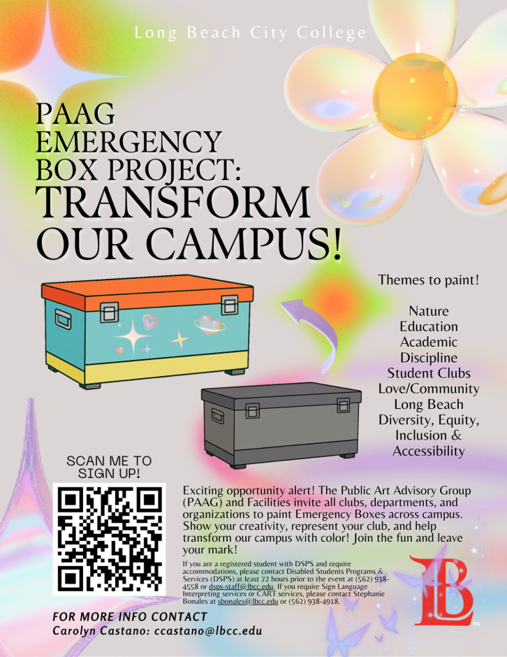 Emergency Box Paint Project flyer