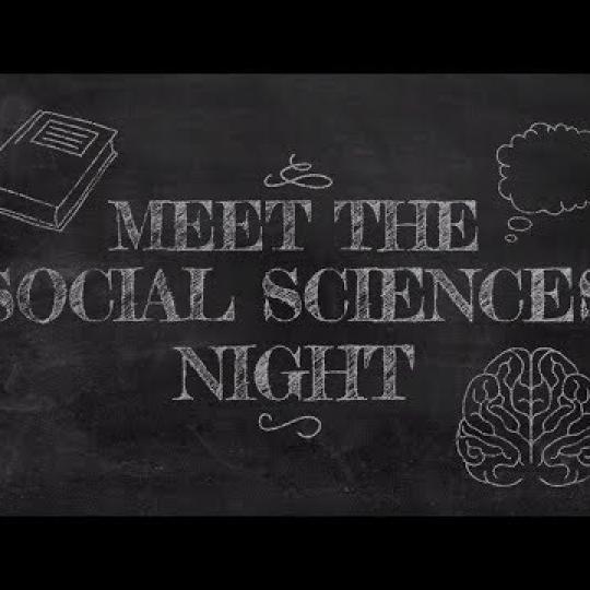 Meet the Social Sciences Night 