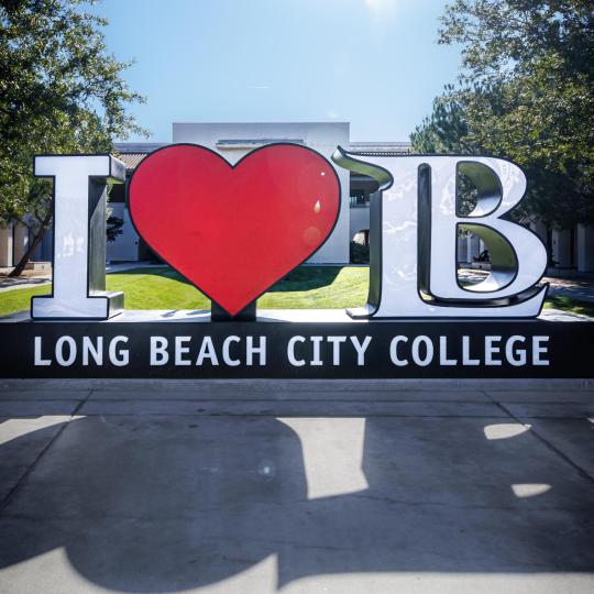 I ♥️ LB  signature landmarks at LAC 